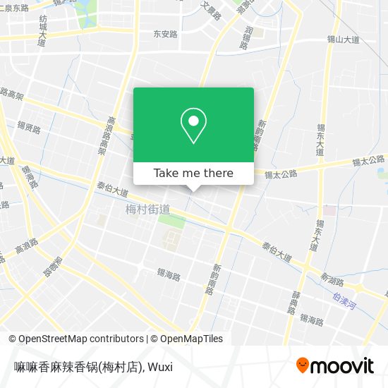 嘛嘛香麻辣香锅(梅村店) map