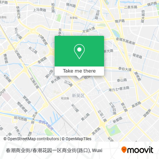 春潮商业街/春潮花园一区商业街(路口) map