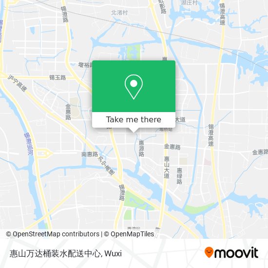 惠山万达桶装水配送中心 map