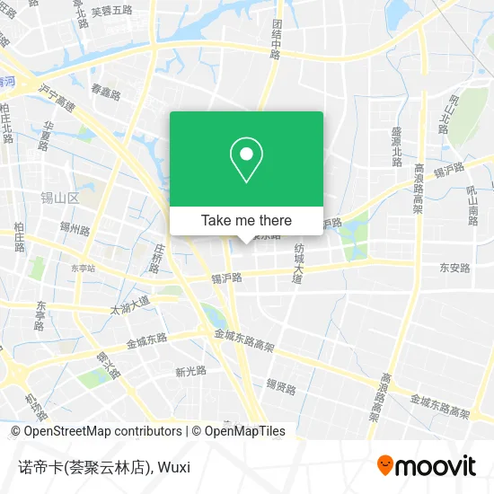 诺帝卡(荟聚云林店) map