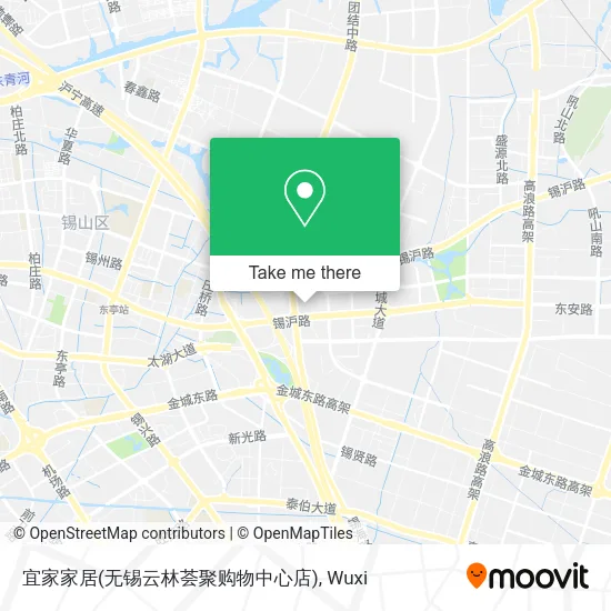 宜家家居(无锡云林荟聚购物中心店) map