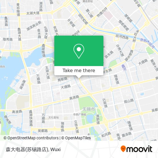 森大电器(苏锡路店) map