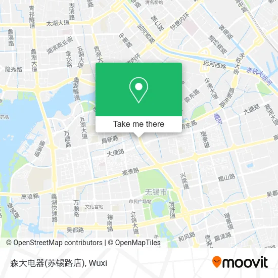 森大电器(苏锡路店) map