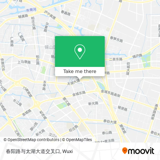 春阳路与太湖大道交叉口 map
