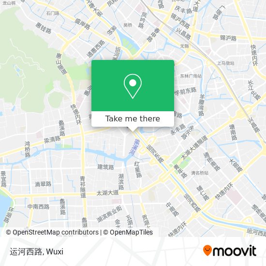 运河西路 map