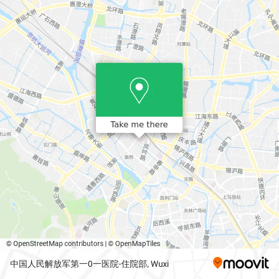 中国人民解放军第一0一医院-住院部 map