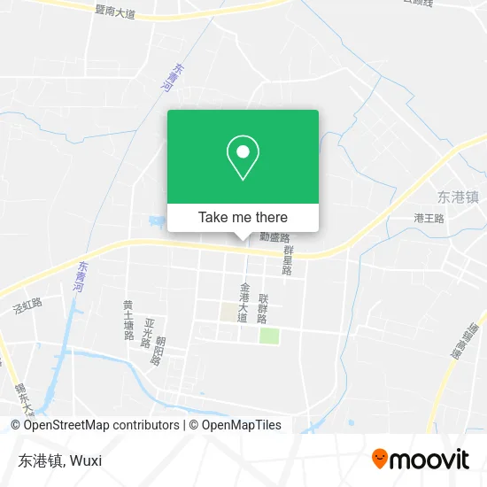 东港镇 map
