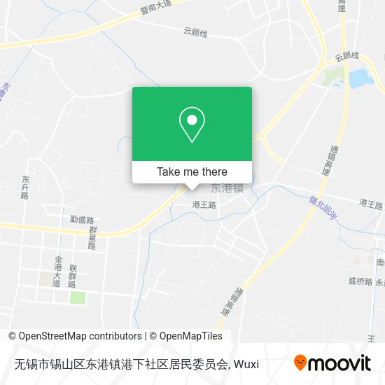 无锡市锡山区东港镇港下社区居民委员会 map