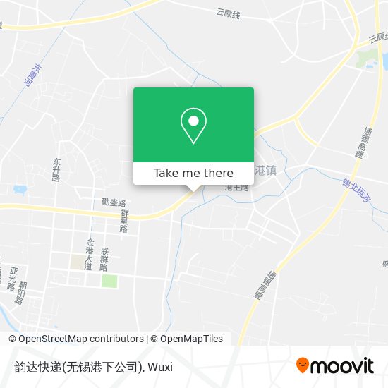 韵达快递(无锡港下公司) map