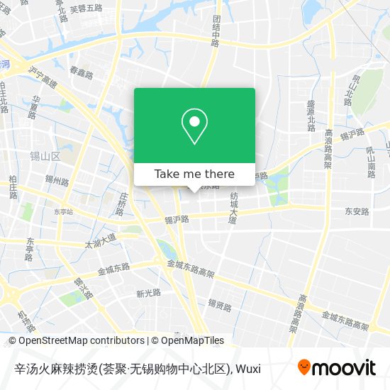 辛汤火麻辣捞烫(荟聚·无锡购物中心北区) map