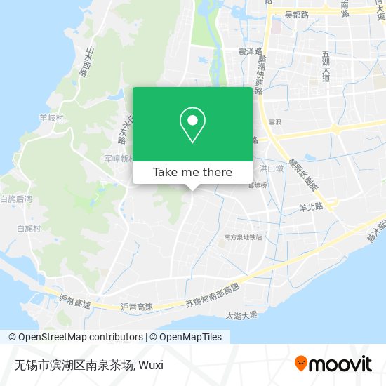 无锡市滨湖区南泉茶场 map