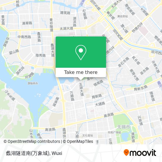蠡湖隧道南(万象城) map