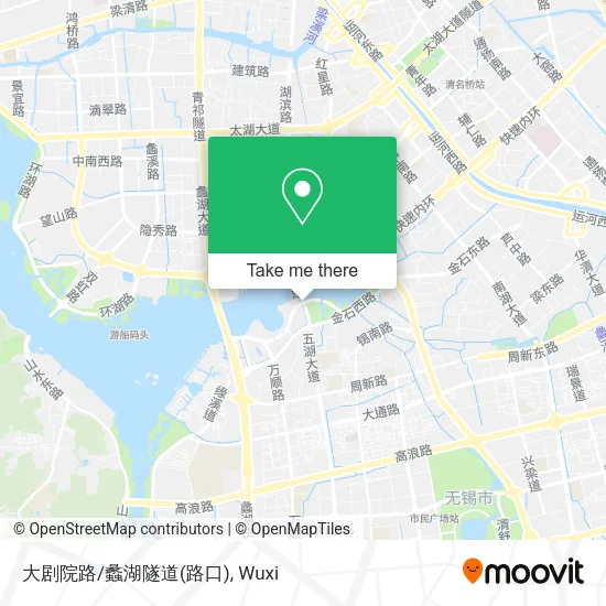 大剧院路/蠡湖隧道(路口) map