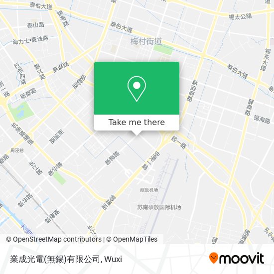 業成光電(無錫)有限公司 map