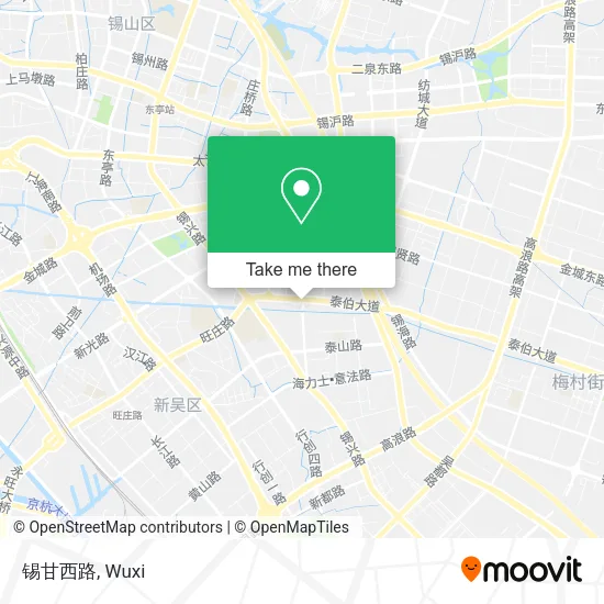 锡甘西路 map