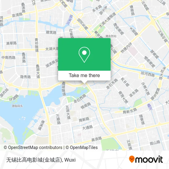 无锡比高电影城(金城店) map