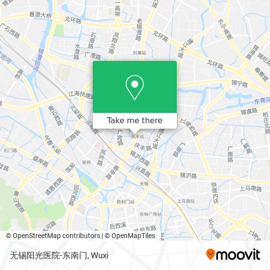无锡阳光医院-东南门 map