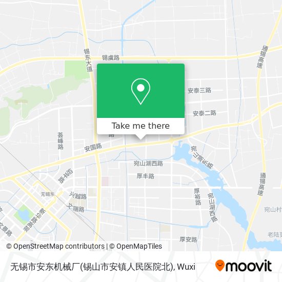 无锡市安东机械厂(锡山市安镇人民医院北) map