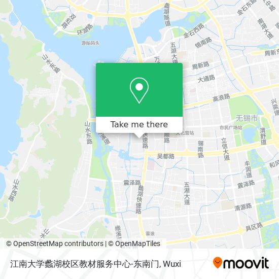 江南大学蠡湖校区教材服务中心-东南门 map