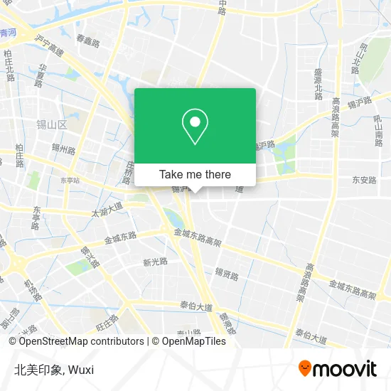 北美印象 map