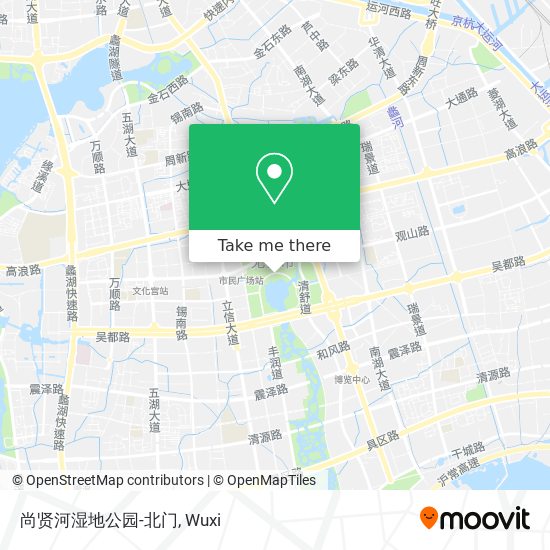 尚贤河湿地公园-北门 map