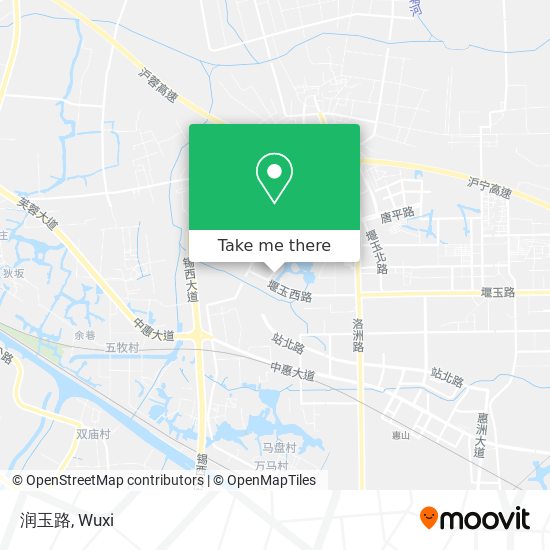 润玉路 map