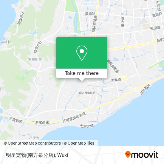 明星宠物(南方泉分店) map