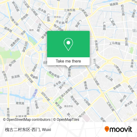 槐古二村东区-西门 map
