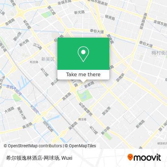 希尔顿逸林酒店-网球场 map