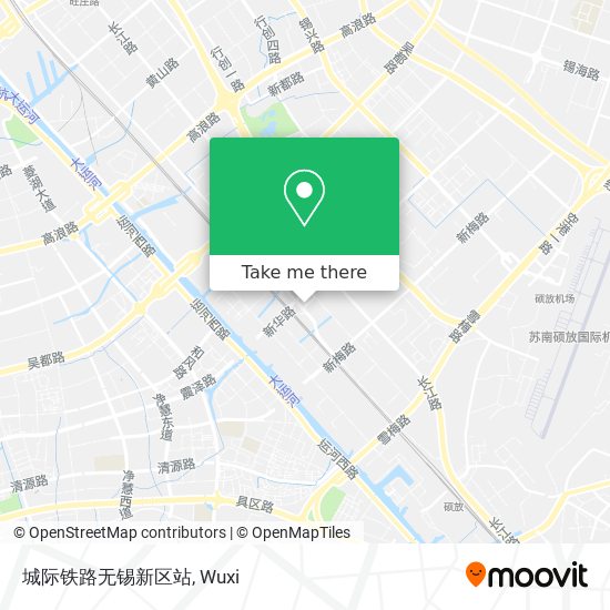 城际铁路无锡新区站 map