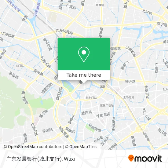 广东发展银行(城北支行) map