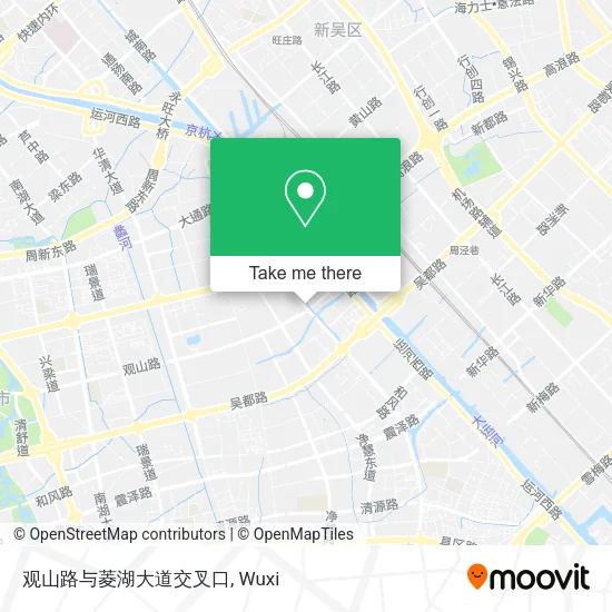 观山路与菱湖大道交叉口 map