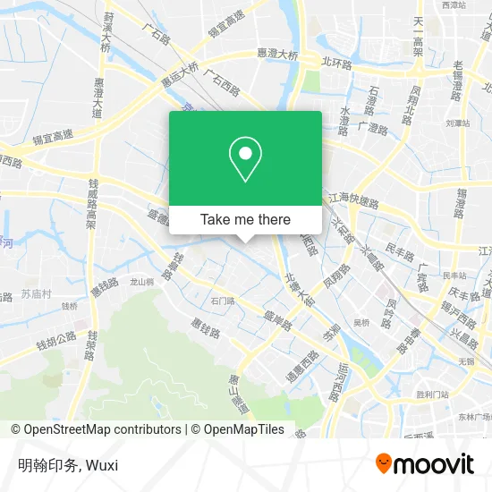 明翰印务 map