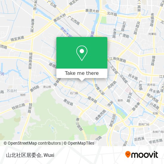 山北社区居委会 map