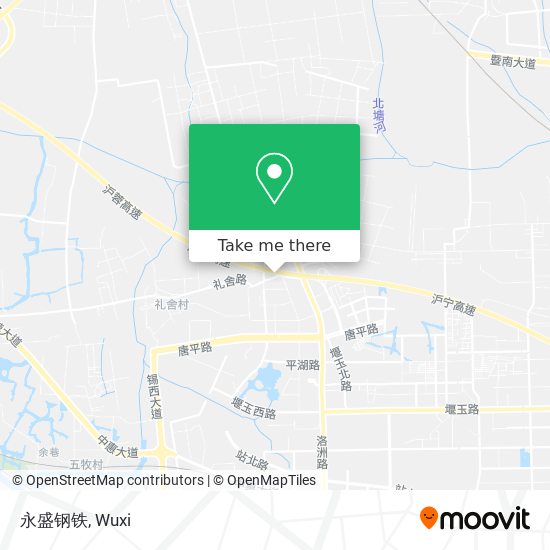 永盛钢铁 map
