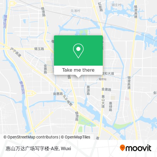 惠山万达广场写字楼-A座 map