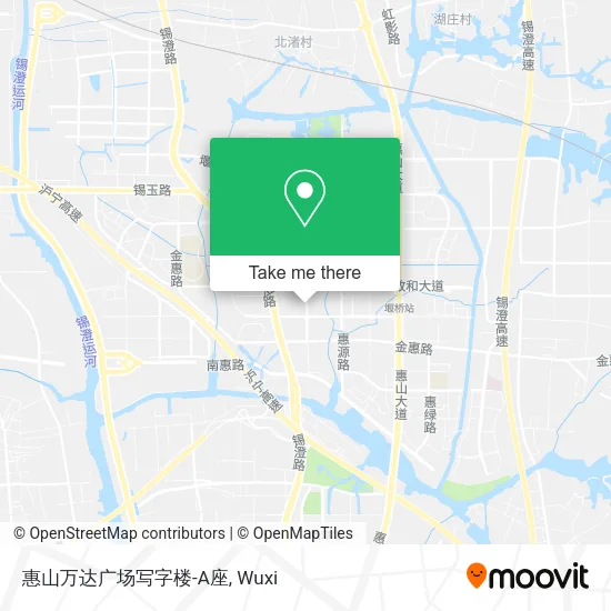惠山万达广场写字楼-A座 map