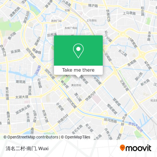清名二村-南门 map