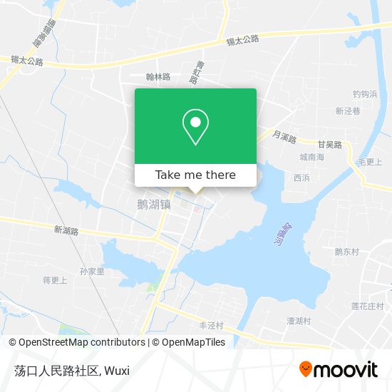 荡口人民路社区 map