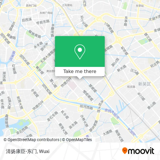 清扬康臣-东门 map