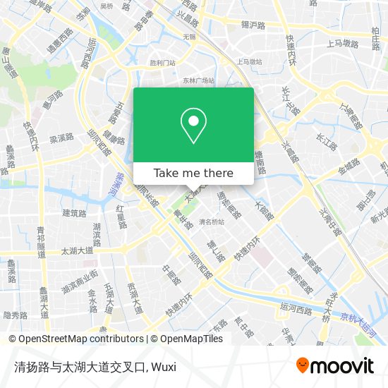 清扬路与太湖大道交叉口 map