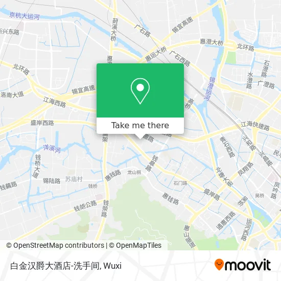 白金汉爵大酒店-洗手间 map