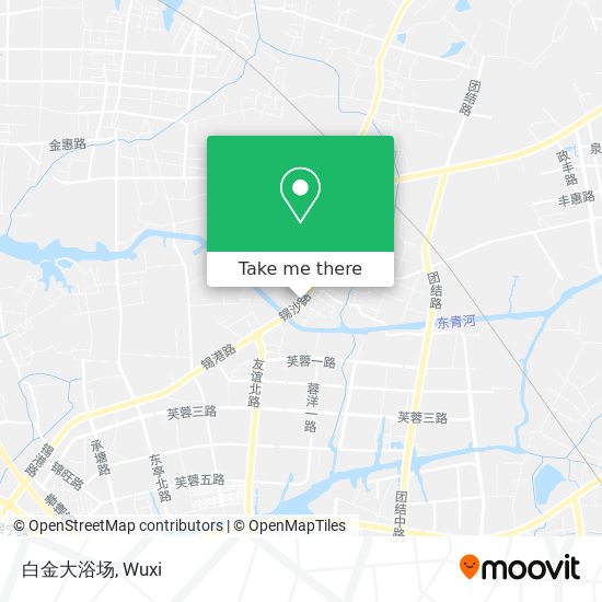 白金大浴场 map