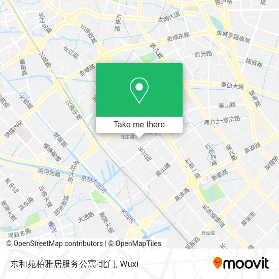 东和苑柏雅居服务公寓-北门 map