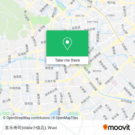 喜乐寿司(olala小镇店) map