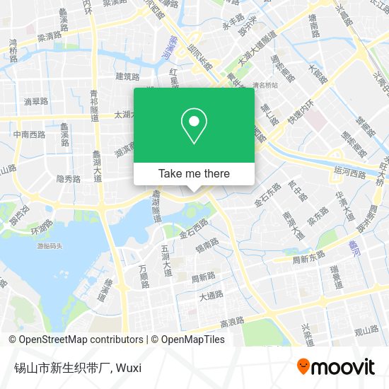 锡山市新生织带厂 map