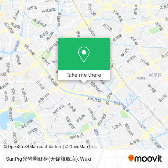 SunPig光猪圈健身(无锡旗舰店) map
