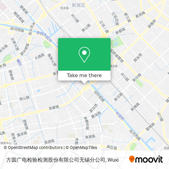方圆广电检验检测股份有限公司无锡分公司 map