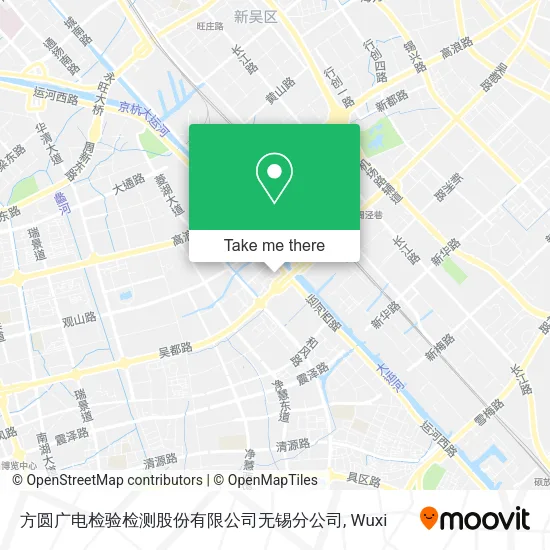 方圆广电检验检测股份有限公司无锡分公司 map