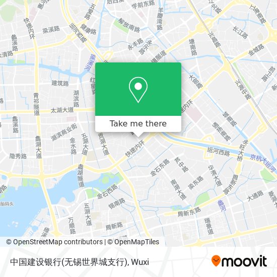 中国建设银行(无锡世界城支行) map